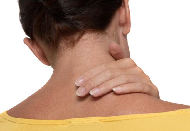 Dolor de cuello en la osteocondrosis